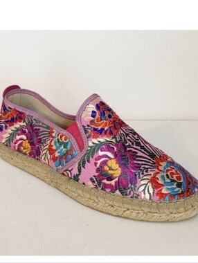 NWT Fabiolas Embroidered Espadrilles Handmade Shoes Made in Spain